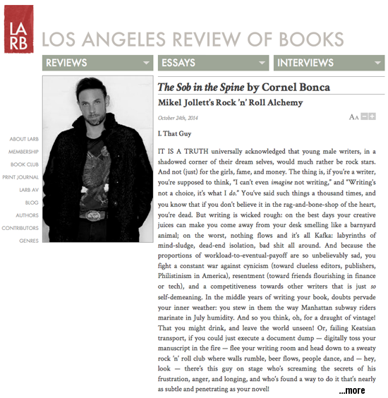 Los Angeles Review of Book
