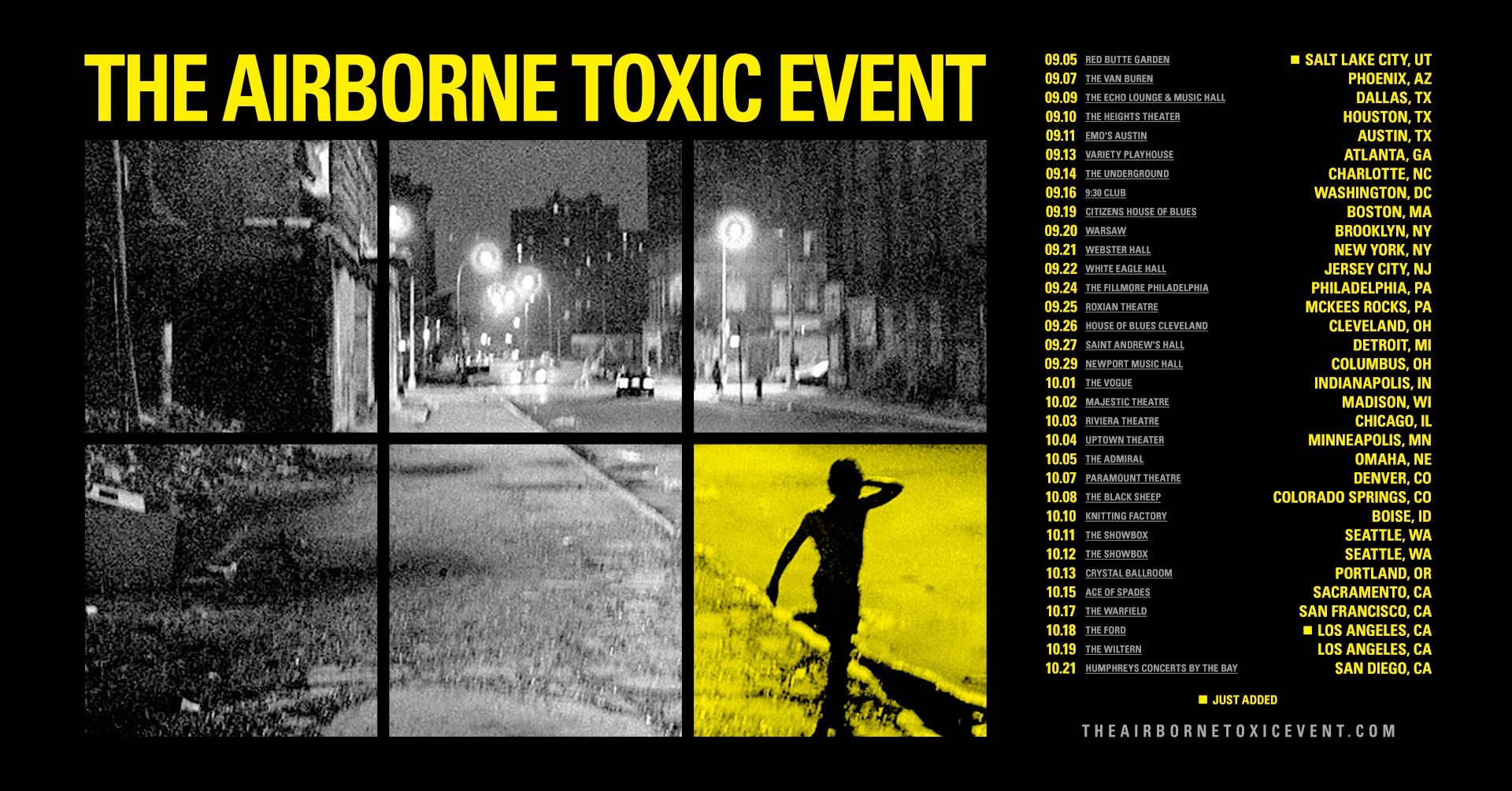 The Airborne Toxic Event's Fall Tour Dates